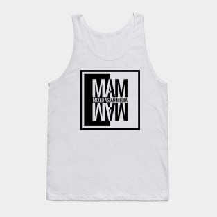 MAM Stylized White Tank Top